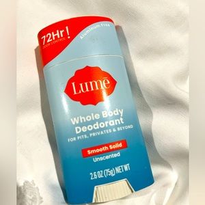 LUME unscented, aluminum free, deodorant
